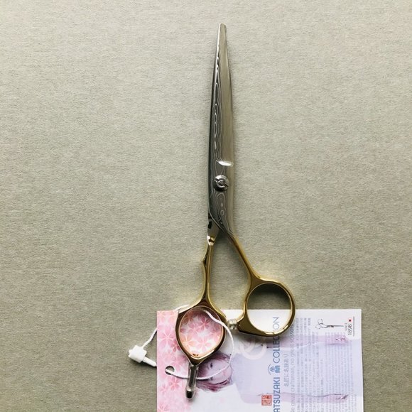 Matsuzaki Scissors Jr.SHIHOU Gold,Damascus,New Model, 3Y- Warranty Made … - Picture 8 of 10